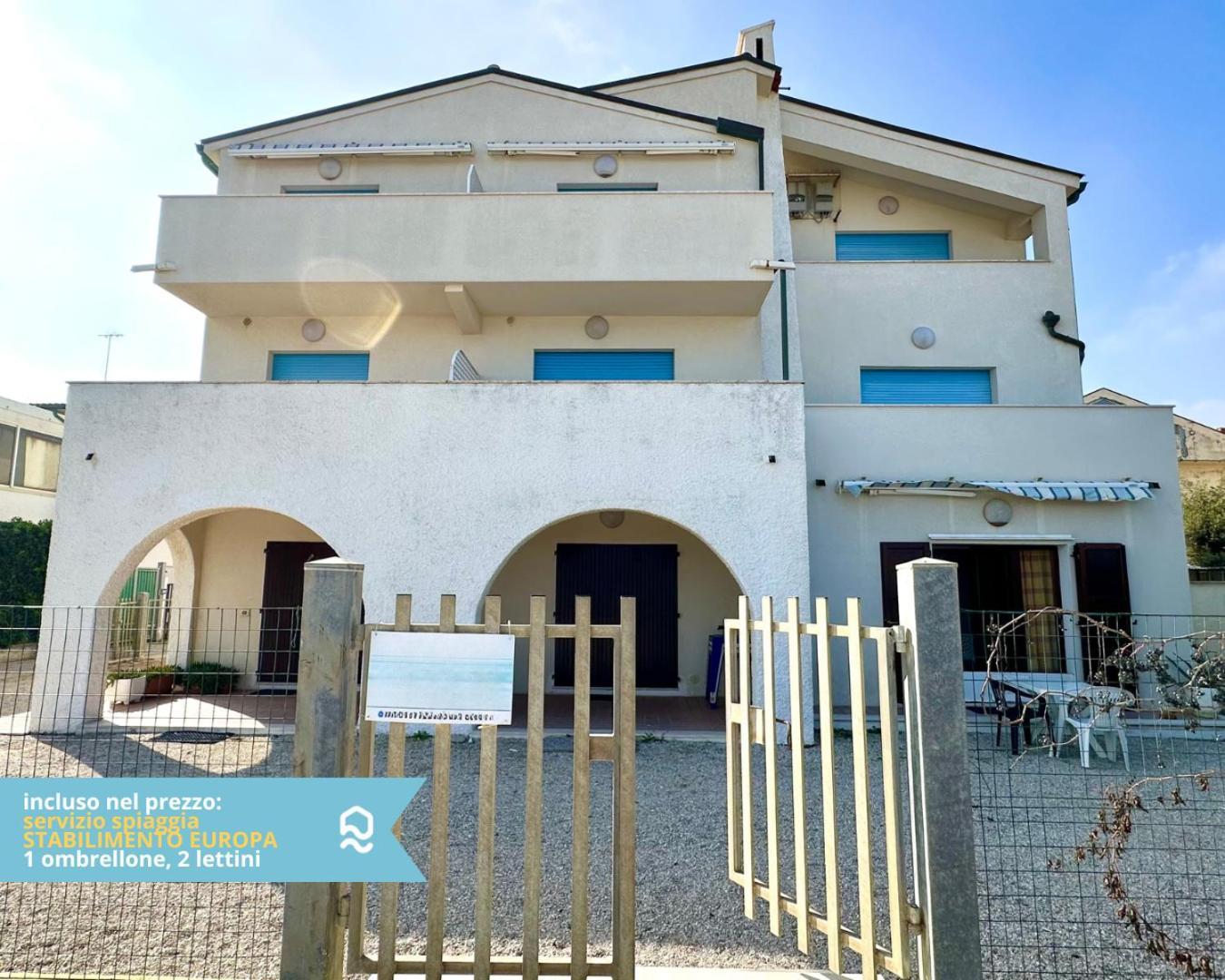Rs321 - Marcelli, Trilocale Fronte Mare Con Spiaggia Inclusa Exterior foto